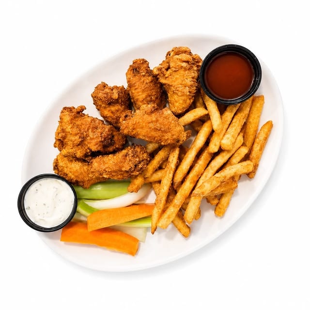 FRY CHICKEN WINGS (7PC).
