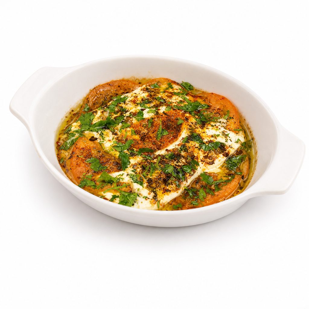 Baked Feta Cheese.