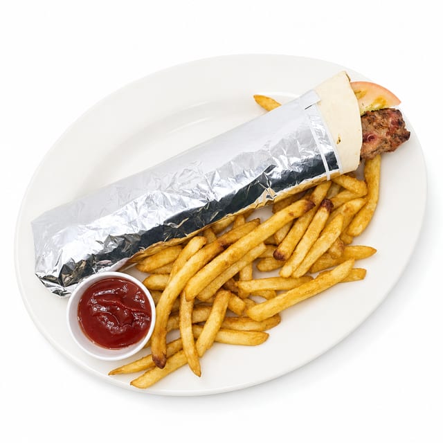 Chicken Adana Wrap.