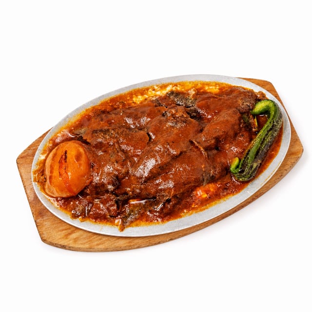 Iskender Kebab.