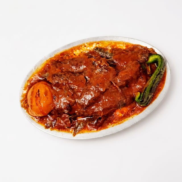 Iskender Kebab.